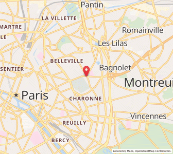 Map of Paris 20