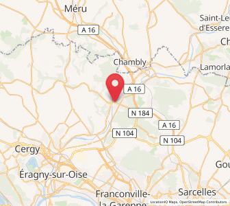 Map of Parmain, Île-de-France