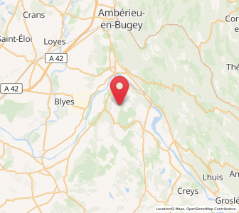 Map of Parmilieu, Auvergne-Rhône-Alpes