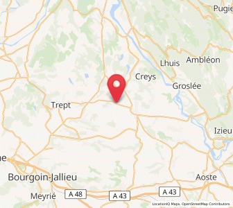 Map of Passins, Auvergne-Rhône-Alpes