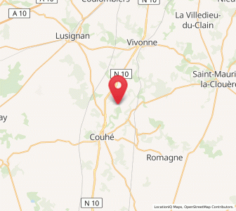 Map of Payré, Nouvelle-Aquitaine