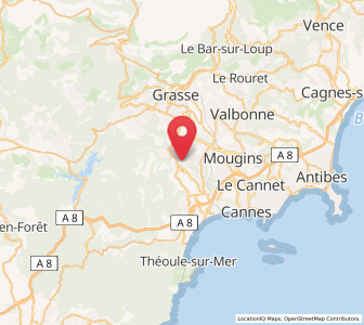 Map of Pégomas, Provence-Alpes-Côte d'Azur