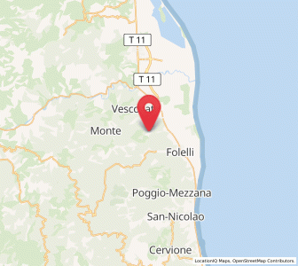 Map of Penta-di-Casinca, Corsica
