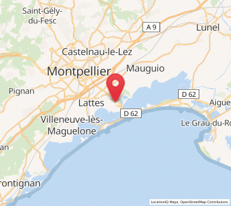 Map of Pérols, Occitanie