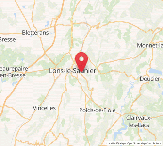 Map of Perrigny, Bourgogne-Franche-Comté