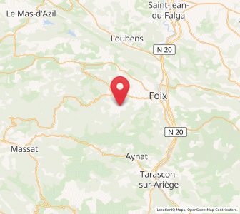 Map of Pessaurat, Occitanie