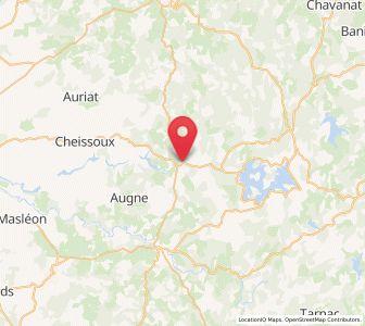 Map of Peyrat-le-Château, Nouvelle-Aquitaine