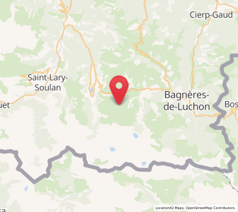 Map of Peyresourde, Occitanie