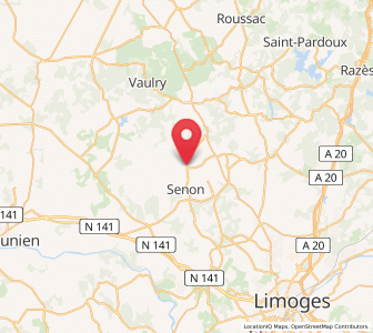 Map of Peyrilhac, Nouvelle-Aquitaine