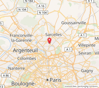 Map of Pierrefitte-sur-Seine, Île-de-France