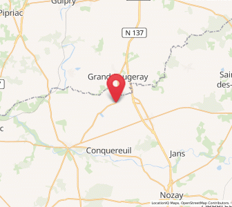 Map of Pierric, Pays de la Loire