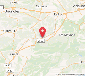 Map of Pignans, Provence-Alpes-Côte d'Azur