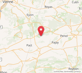 Map of Pisieu, Auvergne-Rhône-Alpes