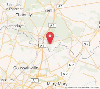Map of Plailly, Hauts-de-France