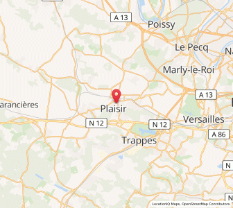 Map of Plaisir, Île-de-France