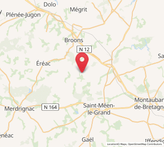 Map of Plumaugat, Brittany