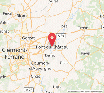Map of Pont-du-Château, Auvergne-Rhône-Alpes