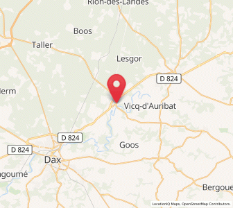 Map of Pontonx-sur-l'Adour, Nouvelle-Aquitaine