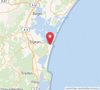 Map of Port-La Nouvelle, Occitanie