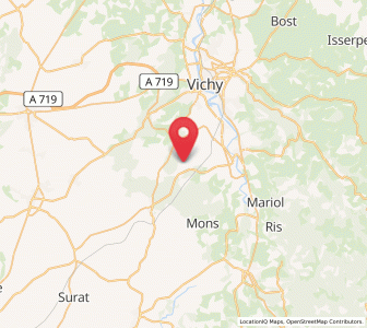 Map of Pragoulin, Auvergne-Rhône-Alpes