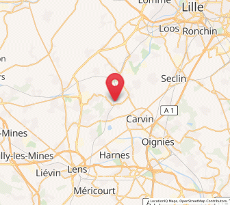 Map of Provin, Hauts-de-France