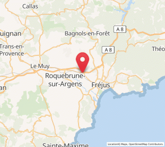 Map of Puget-sur-Argens, Provence-Alpes-Côte d'Azur