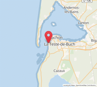 Map of Pyla sur Mer, Nouvelle-Aquitaine