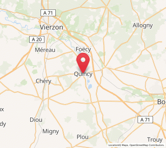 Map of Quincy, Centre