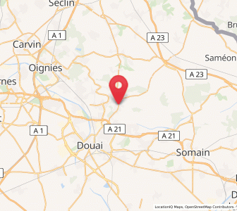 Map of Râches, Hauts-de-France