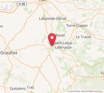 Map of Réalmont, Occitanie