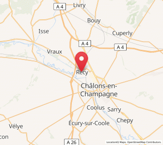 Map of Recy, Grand Est
