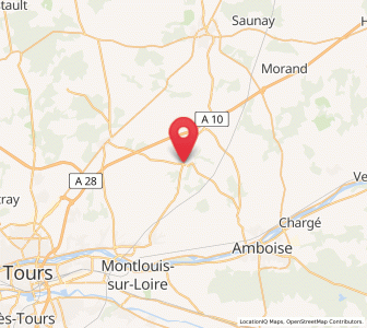 Map of Reugny, Centre