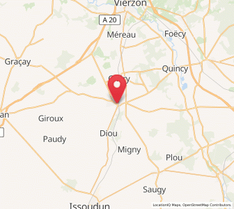 Map of Reuilly, Centre