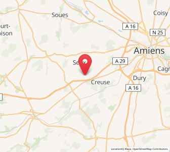 Map of Revelles, Hauts-de-France