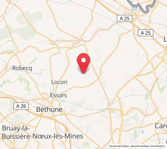 Map of Richebourg, Hauts-de-France