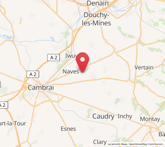Map of Rieux-en-Cambrésis, Hauts-de-France