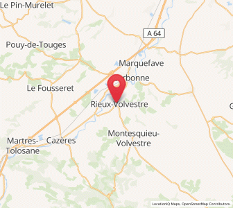 Map of Rieux-Volvestre, Occitanie