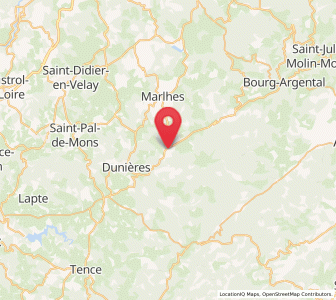 Map of Riotord, Auvergne-Rhône-Alpes