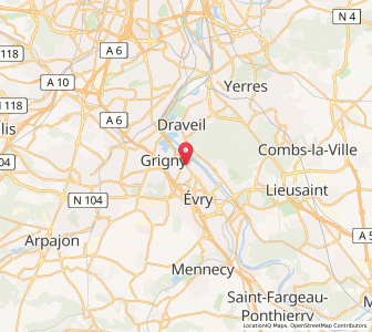 Map of Ris-Orangis, Île-de-France