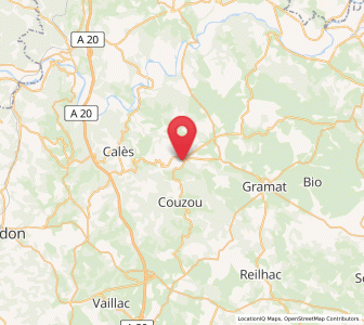 Map of Rocamadour, Occitanie