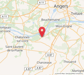 Map of Rochefort-sur-Loire, Pays de la Loire
