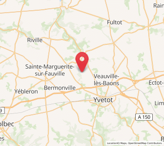 Map of Rocquefort, Normandy