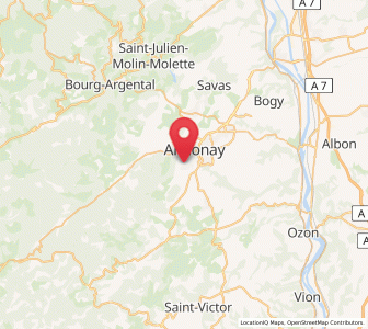 Map of Roiffieux, Auvergne-Rhône-Alpes