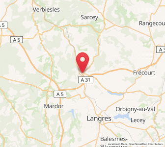 Map of Rolampont, Grand Est