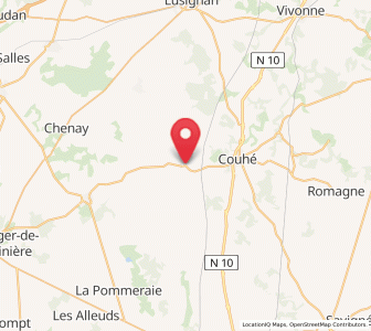 Map of Rom, Nouvelle-Aquitaine