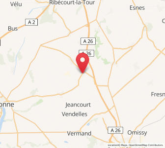 Map of Ronssoy, Hauts-de-France