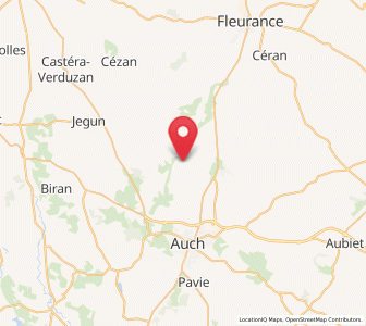 Map of Roquelaure, Occitanie