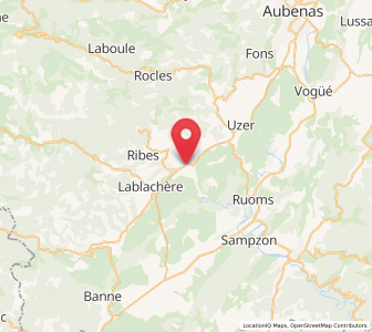 Map of Rosières, Auvergne-Rhône-Alpes