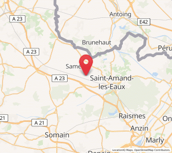 Map of Rosult, Hauts-de-France