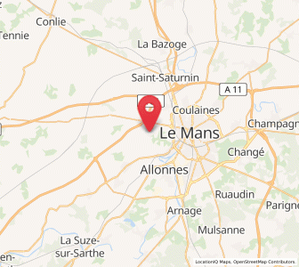 Map of Rouillon, Pays de la Loire